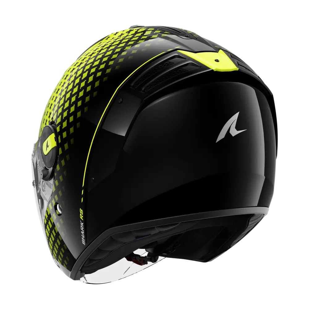 SHARK jet motorcycle helmet RS JET STRIDE black / yellow
