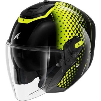 SHARK casque moto jet RS JET STRIDE noir / jaune