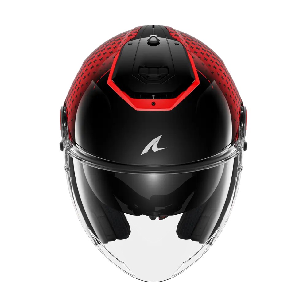 SHARK casque moto jet RS JET STRIDE noir / rouge