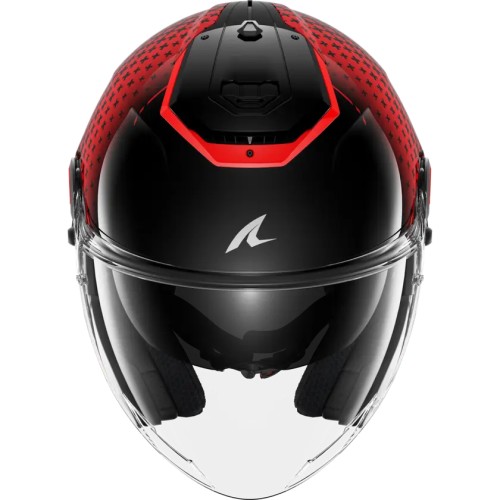 SHARK jet motorcycle helmet RS JET STRIDE black / red
