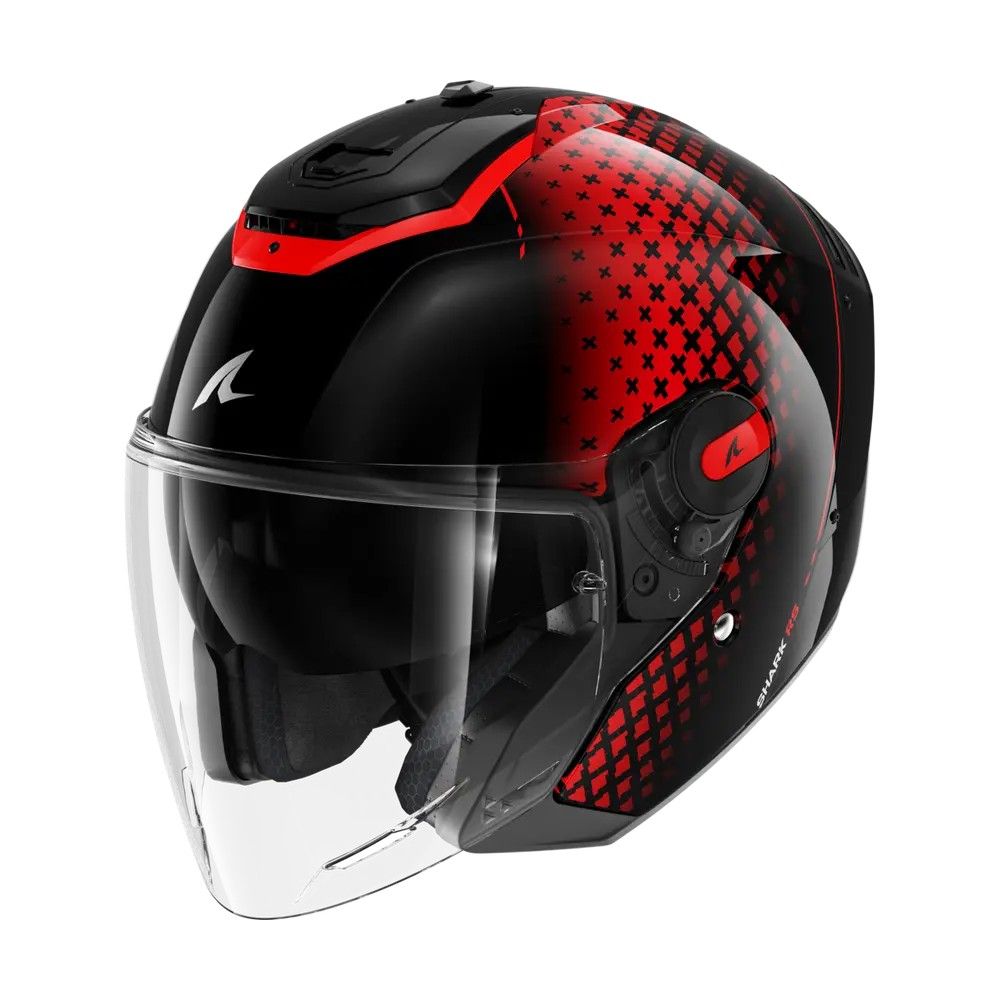 SHARK casque moto jet RS JET STRIDE noir / rouge