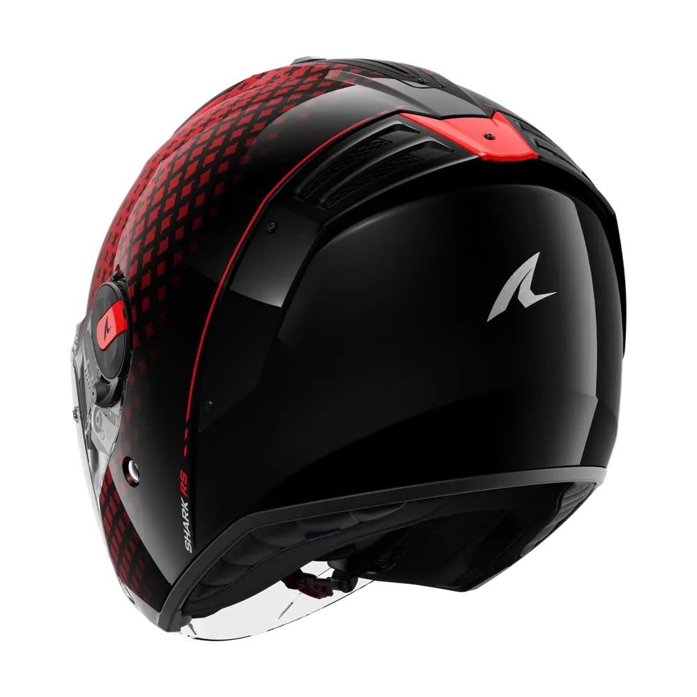 SHARK casque moto jet RS JET STRIDE noir / rouge