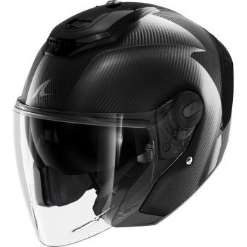 SHARK casque moto jet RS JET FULL CARBON noir / anthracite