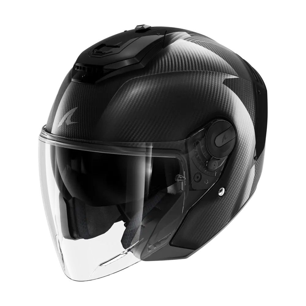 SHARK jet motorcycle helmet RS JET FULL CARBON black / anthracite