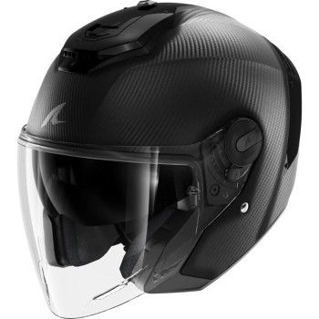 SHARK casque moto jet RS JET FULL CARBON carbone mat