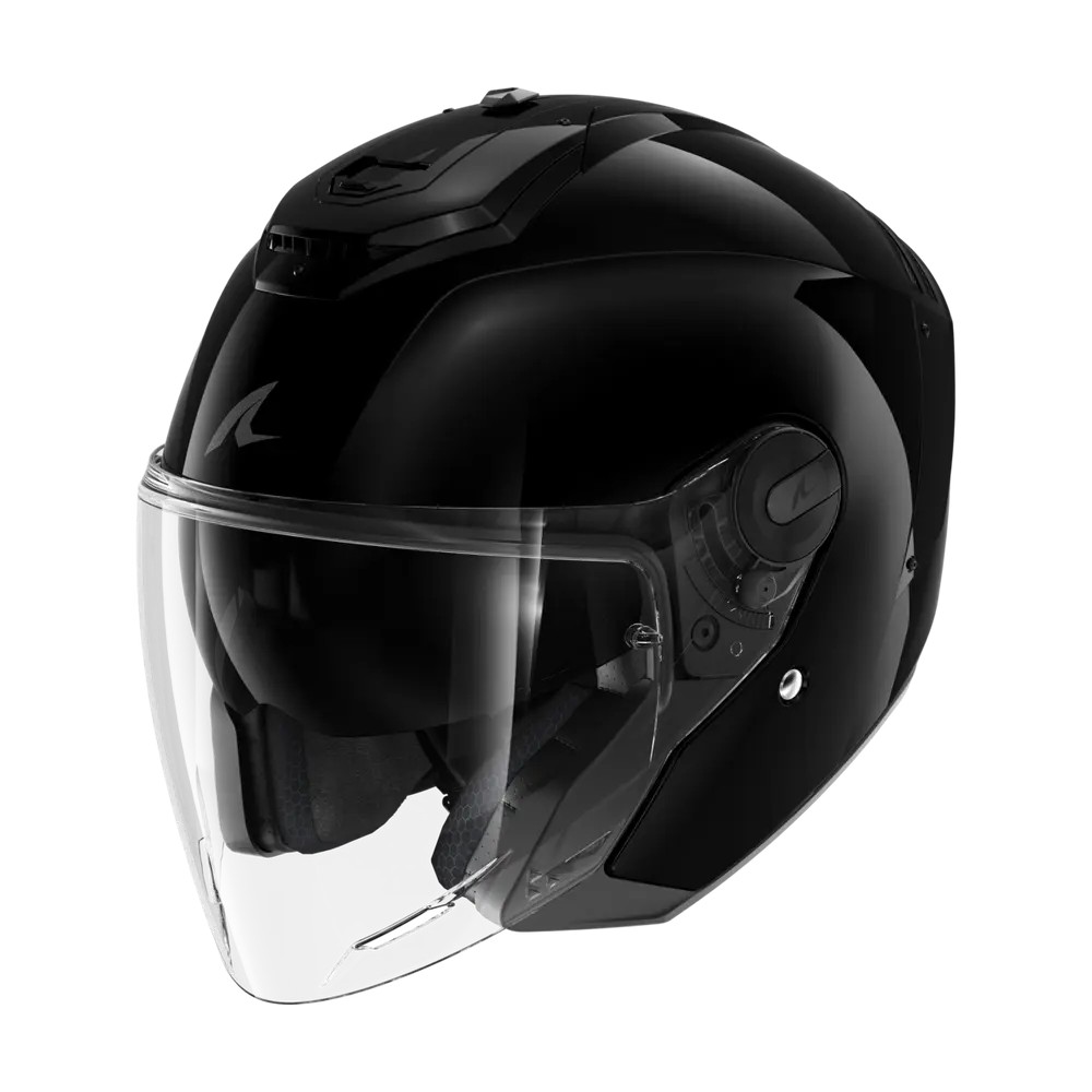 SHARK jet motorcycle helmet RS JET BLANK matt black