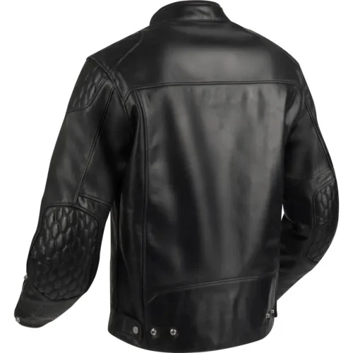 SEGURA motorcycle scooter CURTIS man all seasons leather jacket SCB1810 Black