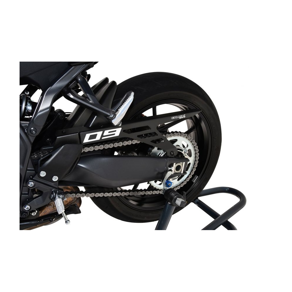 ERMAX YAMAHA MT09 / 2024 garde boue arrière EVO + carter de chaine aluminium