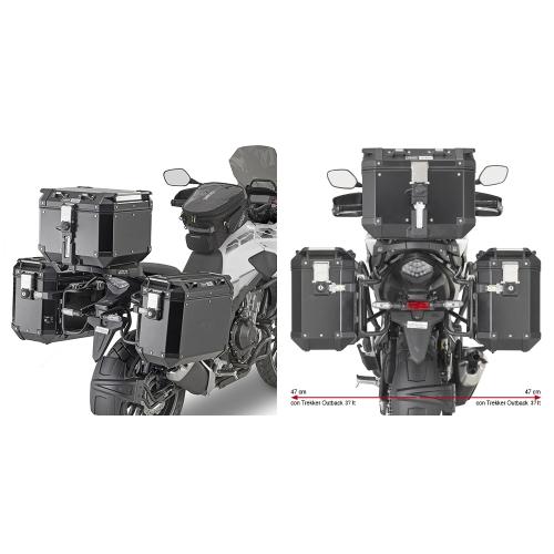 GIVI PLO1171CAM support PL ONE-FIT valises latérales MONOKEY CAM-SIDE HONDA NX 500 / 2024