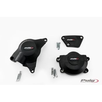 PUIG cache protection carters moteur Track Championship YAMAHA YZF-R6 / RACE / 2006 2024 ref 21521