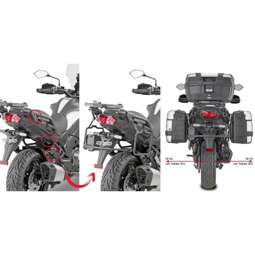 GIVI PLR5108 quick support for luggage side case MONOKEY KAWASAKI VERSYS 1000 / SE / 2019 2024