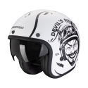 SCORPION casque jet BELFAST EVO ROMEO moto scooter Blanc mat / Noir