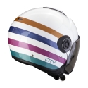 SCORPION helmet EXO-CITY II BEE jet moto scooter White / Green / Gold