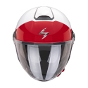 SCORPION casque jet EXO-CITY II MALL moto scooter Blanc / Rouge