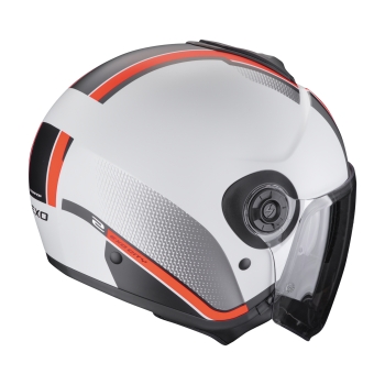 SCORPION helmet EXO-CITY II VEL jet moto scooter Grey / Matt red