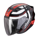 SCORPION helmet EXO-230 PUL jet moto scooter Black / Red