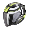 SCORPION casque jet EXO-230 PUL moto scooter Noir / Jaune fluo