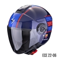 SCORPION casque jet EXO-CITY II FC BARCELONA moto scooter Bleu