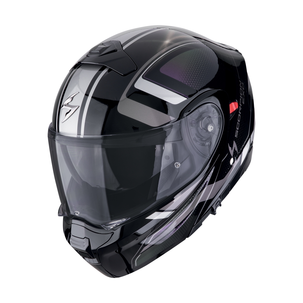 SCORPION casque modulaire EXO-930 ARDENS moto scooter Noir / Caméléon