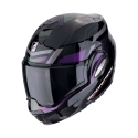 SCORPION flipback helmet EXO-TECH EVO CONQUER moto scooter Black / Chameleon