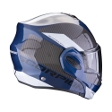 SCORPION casque modulaire EXO-TECH EVO TEAM moto scooter Bleu / Noir / Blanc