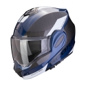 SCORPION flipback helmet EXO-TECH EVO TEAM moto scooter Blue / Black / White