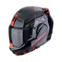 SCORPION casque modulaire EXO-TECH EVO TRAVELLER moto scooter Noir / Rouge