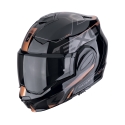 SCORPION casque modulaire EXO-TECH EVO TRAVELLER moto scooter Noir / Cuivre