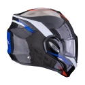 SCORPION casque modulaire EXO-TECH EVO CARBON ROVER moto scooter Noir / Rouge / Bleu