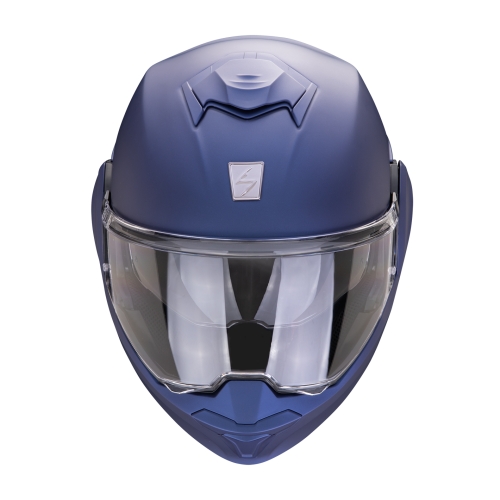 SCORPION casque modulaire EXO-TECH EVO PRO SOLID moto scooter Bleu metal mat