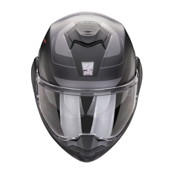 SCORPION casque modulaire EXO-TECH EVO PRO COMMUTA moto scooter Noir mat / Argent