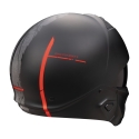 SCORPION casque modulaire EXO-COMBAT II LORD moto scooter Noir mat / Rouge