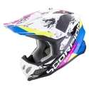 SCORPION helmet cross VX-22 AIR CX moto scooter White / Black / Blue