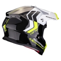 SCORPION cross helmet VX-16 EVO AIR FUSION moto scooter Black / Neon yellow