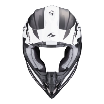 SCORPION cross helmet VX-16 EVO AIR ROD moto scooter Matte Black / Silver