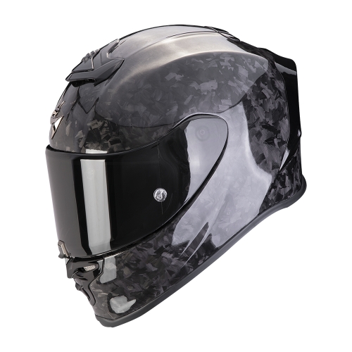 SCORPION casque intégral EXO-R1 EVO CARBON AIR ONYX moto scooter Noir