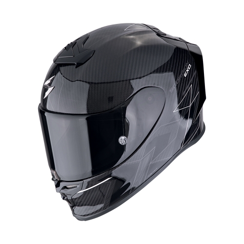 SCORPION full-face helmet EXO-R1 EVO CARBON AIR CYNERGY motorcycle scooter Black / White