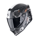 SCORPION casque modulaire COVERT-FX SKULLZ moto scooter Noir mat / Gris / Or