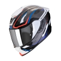 SCORPION casque intégral EXO-1400 EVO II AIR ACCORD moto scooter Noir / Bleu / Blanc