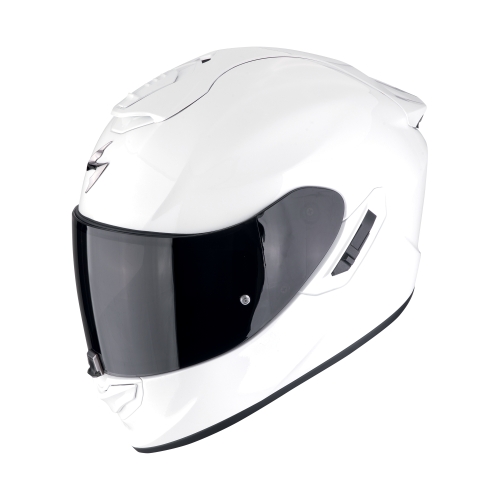 SCORPION fullface helmet EXO-1400 EVO II AIR SOLID moto scooter White Pearl