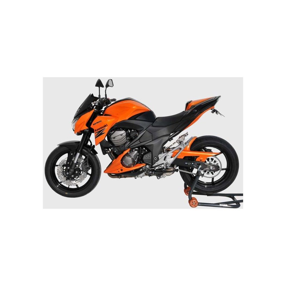 garde boue arrière ermax brut pour kawasaki z800 2013 2016