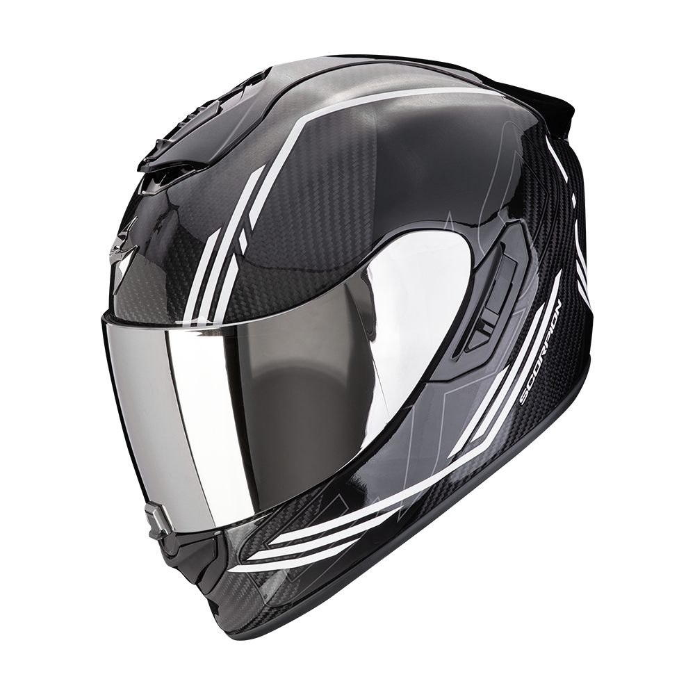 SCORPION fullface helmet EXO-1400 EVO II AIR REIKA moto scooter Black / White