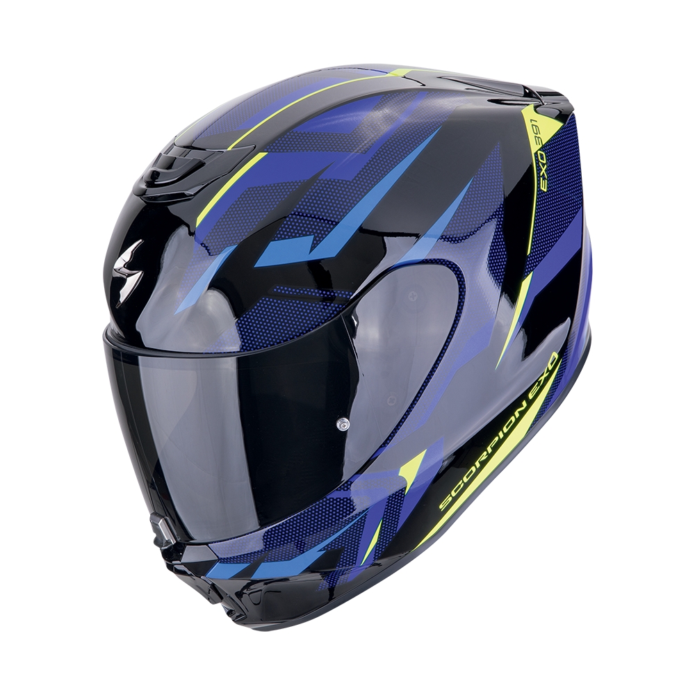 SCORPION fullface helmet EXO-391 AAXO moto scooter Black / Blue