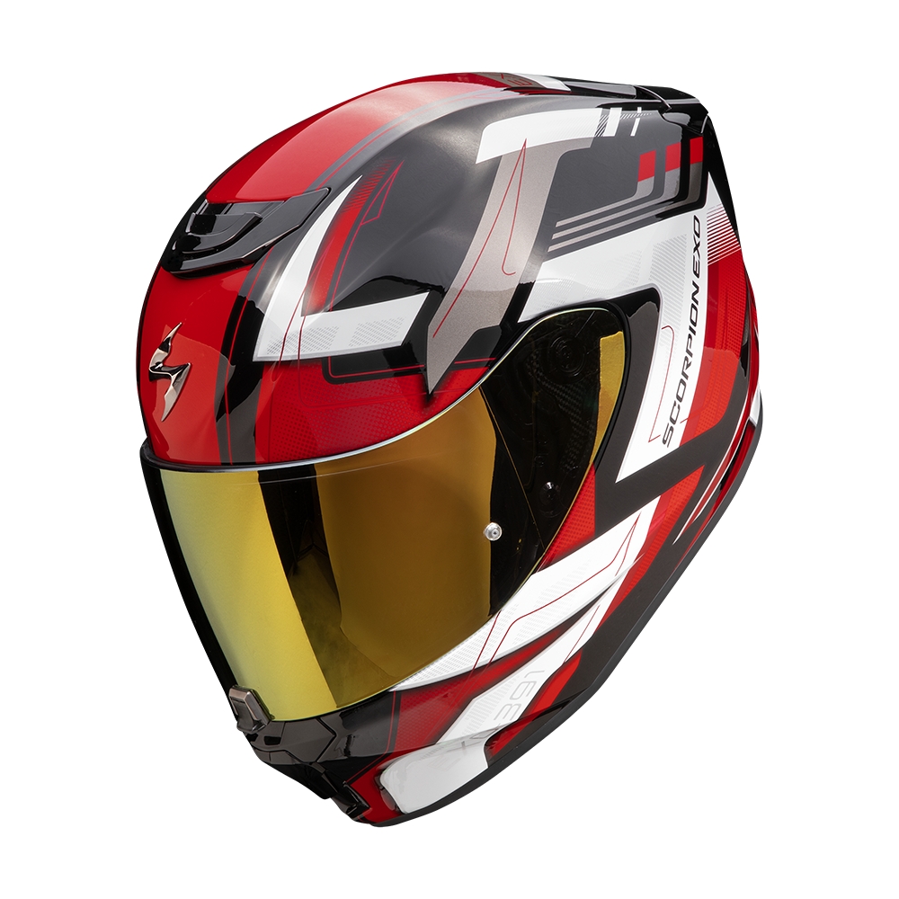 SCORPION fullface helmet EXO-391 CAPTOR moto scooter Black / Red