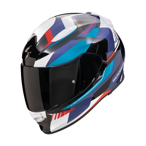 SCORPION casque intégral EXO-491 ABILIS moto scooter Noir / Bleu / Rouge