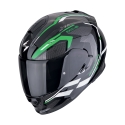 SCORPION casque intégral EXO-491 KRIPTA moto scooter Noir / Vert / Blanc