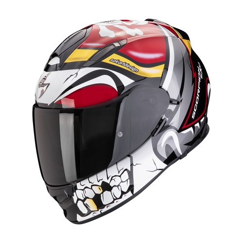 SCORPION casque intégral EXO-491 PIRATE moto scooter Rouge