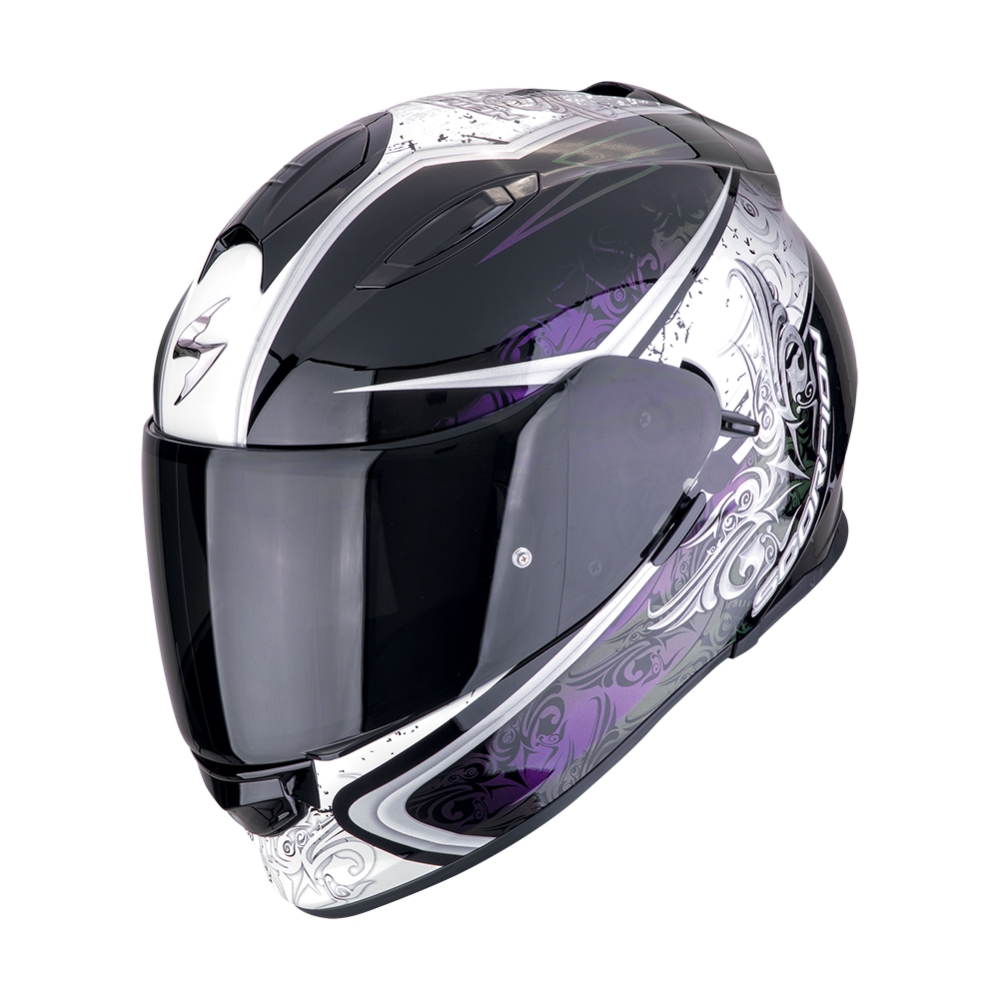 SCORPION casque intégral EXO-491 RUN moto scooter Noir / Caméléon