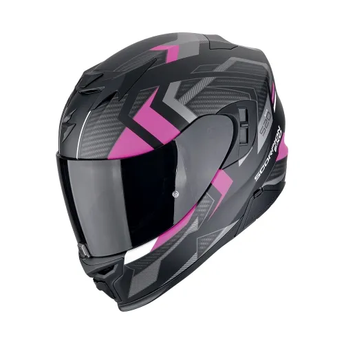 SCORPION casque intégral EXO-520 EVO AIR SENSUS moto scooter Noir mat / Rose