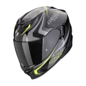 SCORPION fullface helmet EXO-520 EVO AIR TERRA moto scooter Black / Silver / Neon yellow